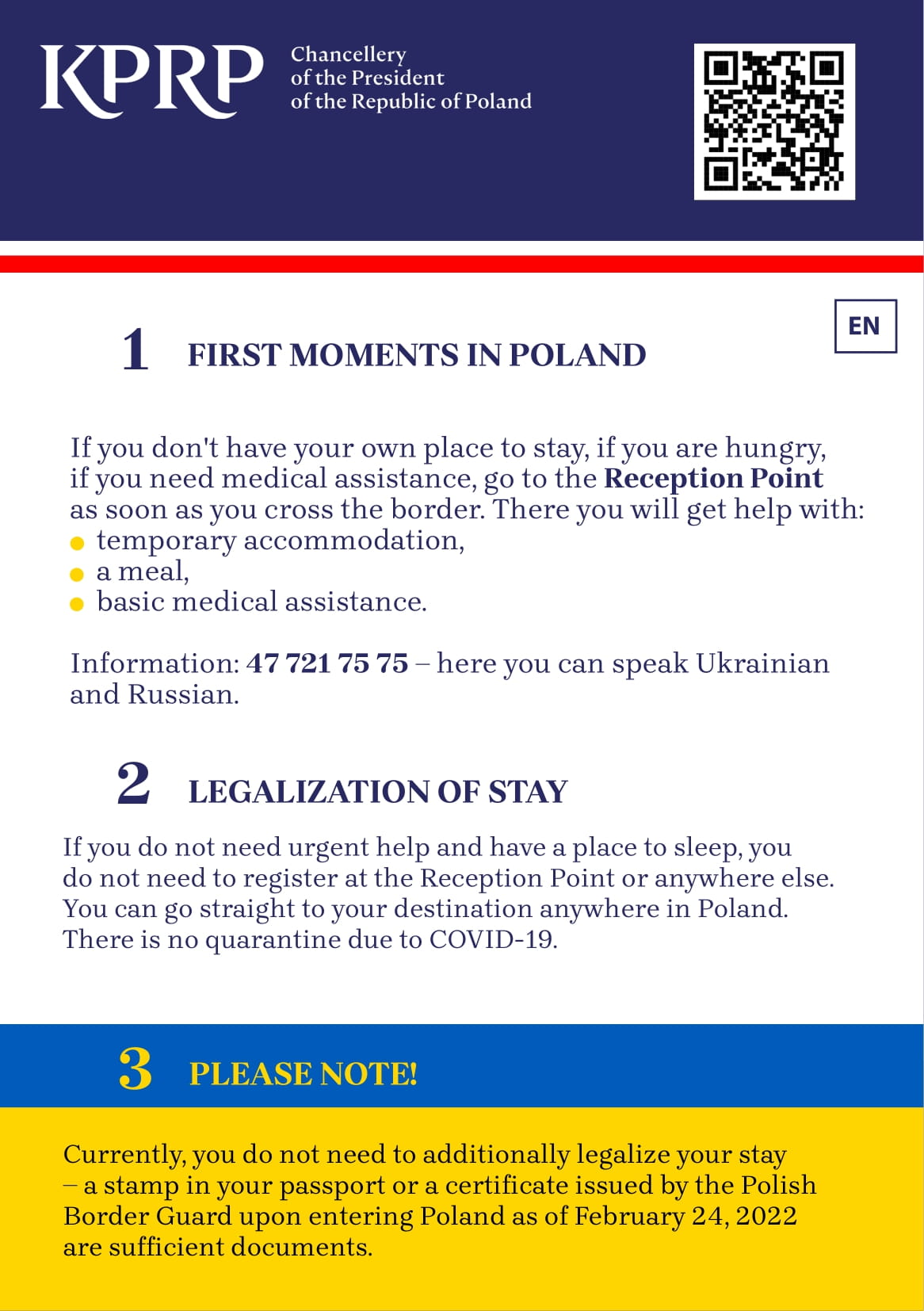 Kilka przydatnych informacji dla osób przyjeżdżających z Ukrainy po angielsku
