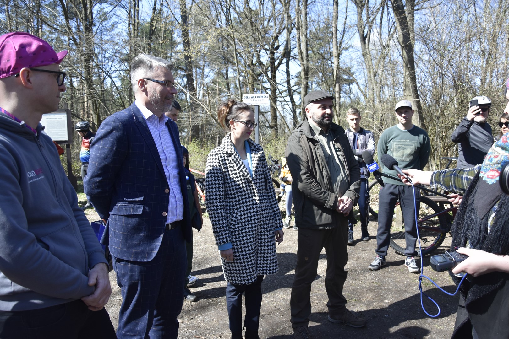 Włodarze Świdnicy, Zielonej Góry i Lasów Państwowych podpisują porozumienie w sprawie utworzenia tras rowerowych na Wzgórzach Piastowskich
